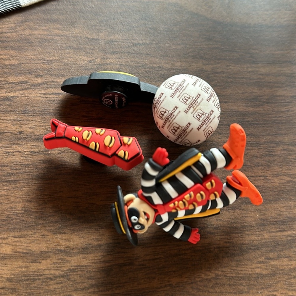 McDonald’s Hamburgler croc jibbitz charms